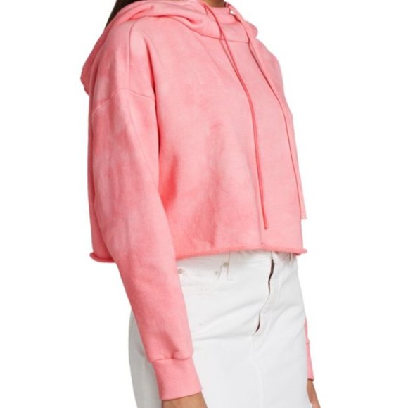 Alice + Olivia Jeans Nikki Cropped Hoodie - Picture 1 of 6